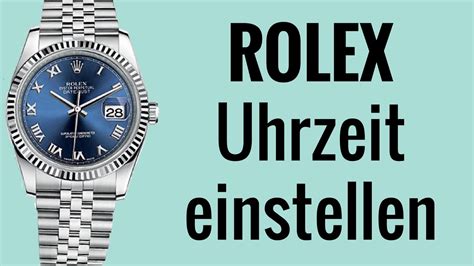 rolex automatik aufziehen